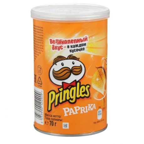 Чипсы Pringles Паприка 70 г