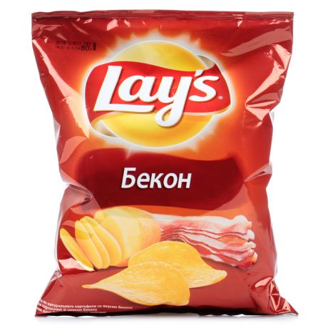 Чипсы Lays Бекон 80 г