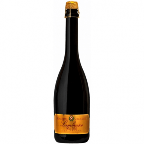 Шампанское Lambrusco Massimo Visconti белое сладкое 0.75 л