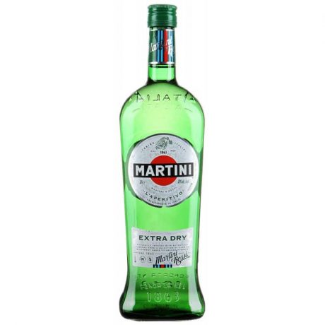 Вермут Martini Вермут Extra Dry белый сухой 1 л